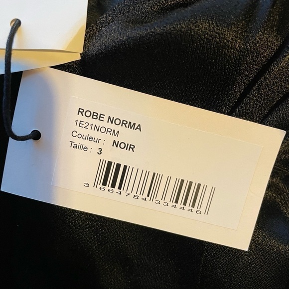 New!‎ ba&sh Norma V-Back Mini Satin Dress - Picture 12 of 12